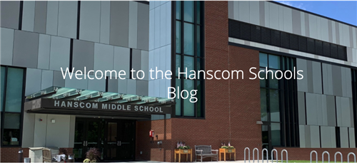 Image from homepage of Hanscom Schools Blog